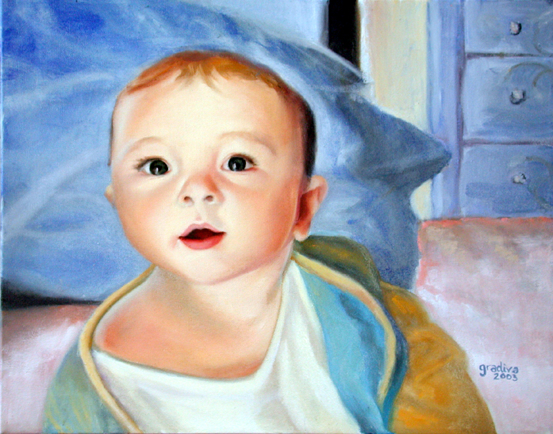 Portrait of Baby Miles